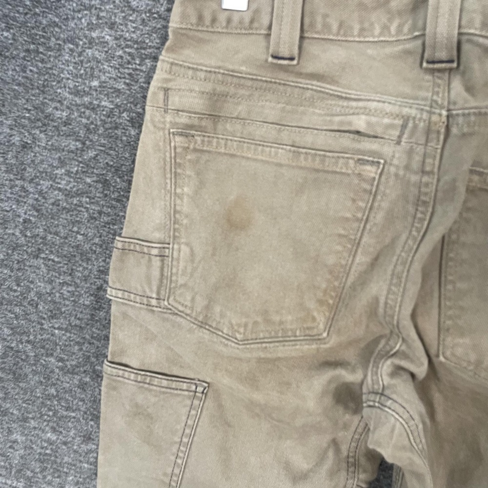 Dovetail Workwear Pants Women 4 Brown Britt Utility Carpenter Canvas Double Knee - Picture 10 of 15
